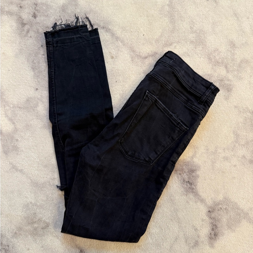 Zara charcoal color skinny jeans